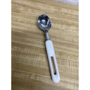 Vintage Bonny USA Ice Cream Scoop Plastic Handle Chrome Plated Kitchen Utensil